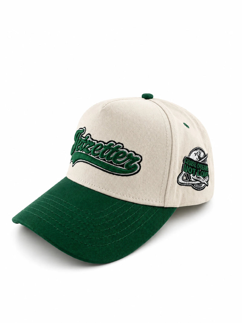 "Dreams" Material Cap Green/Cream