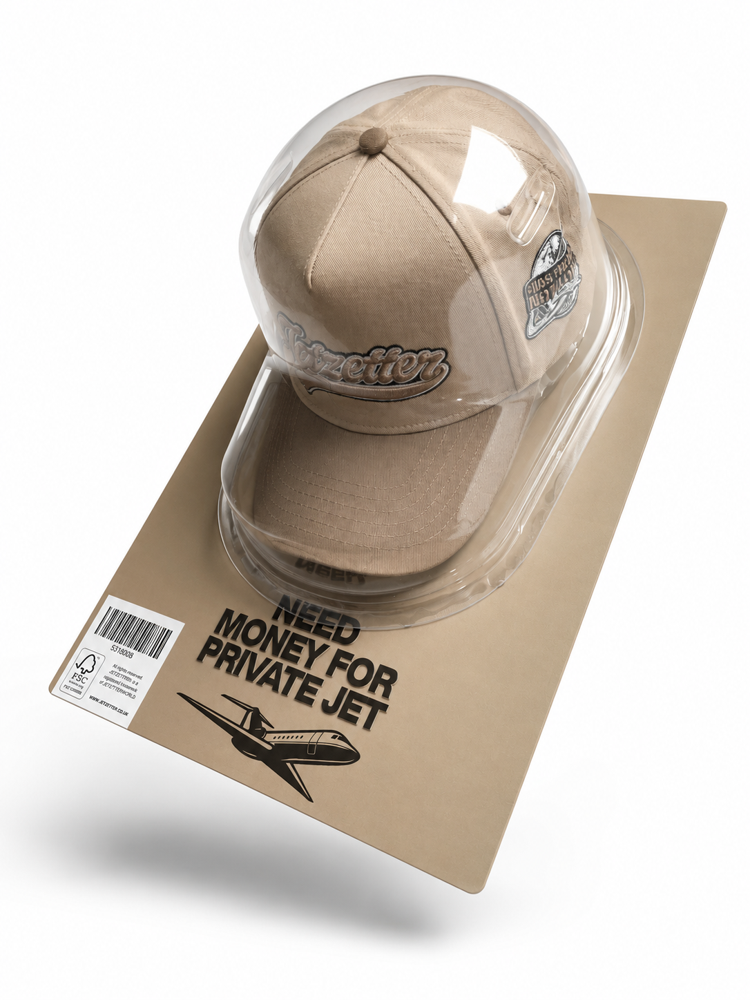 "Dreams" Material Cap Brown/Tan