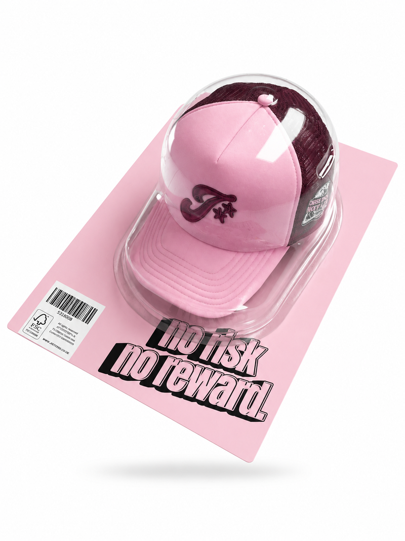 "Dreams" Trucker Cap Pink/Wine